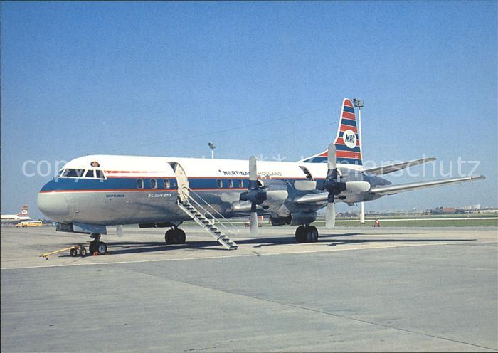 Flugzeuge Zivil Martinair Holland Lockheed L-188C Electra PH-LLG