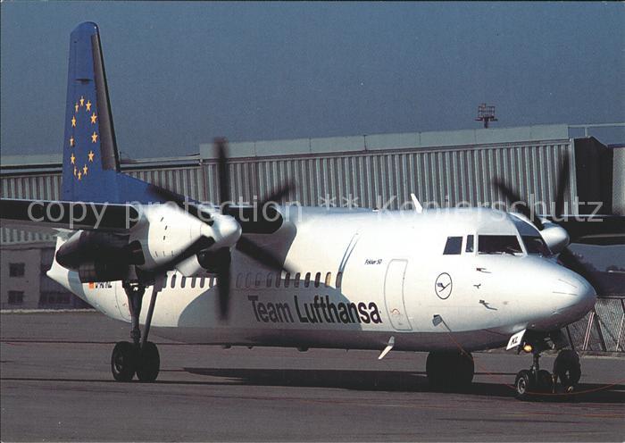 Lufthansa Fokker 50
