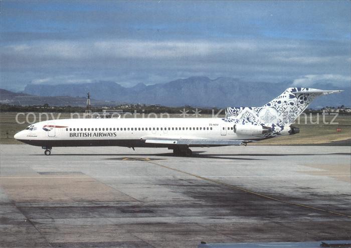 Flugzeuge Zivil British Airways Boeing 727-230 ZS-NOV c