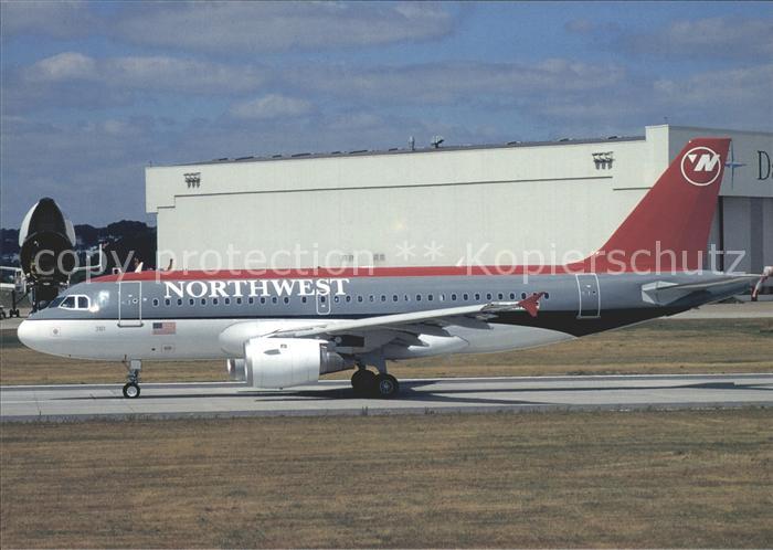 Flugzeuge Zivil Northwest Airlines A319-132 D-AVYP c/n 1140