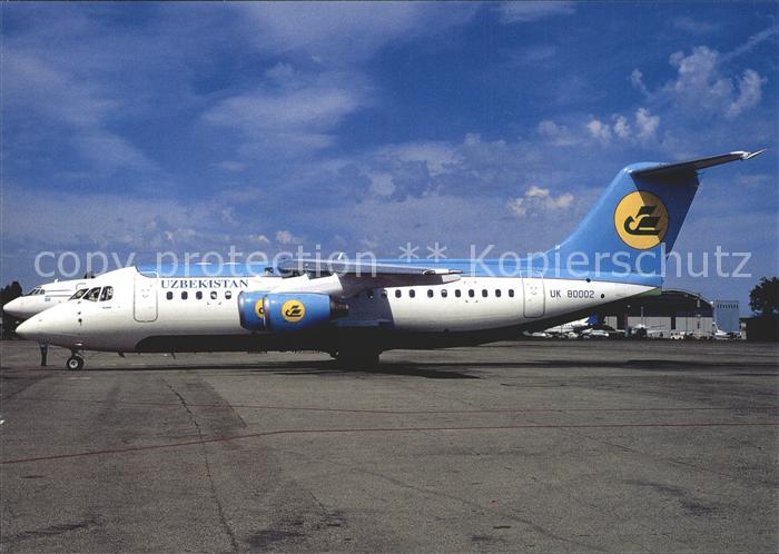 Flugzeuge Zivil Uzbekistan Airways Avro RJ85 UK 80002 c/n E2309