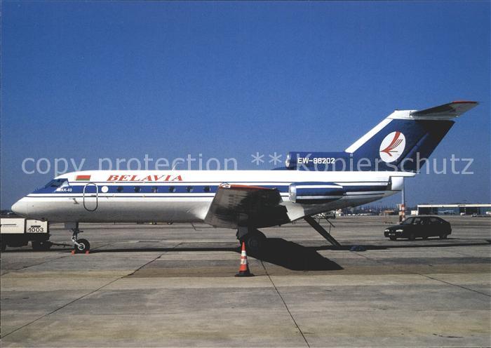 Flugzeuge Zivil Belavia Yak-40 EW-88202 c/n 9630449