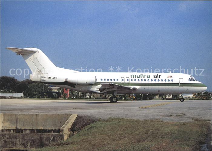 Flugzeuge Zivil Mafira Air Fokker 28-4000 9M-AMZ c/n 11168