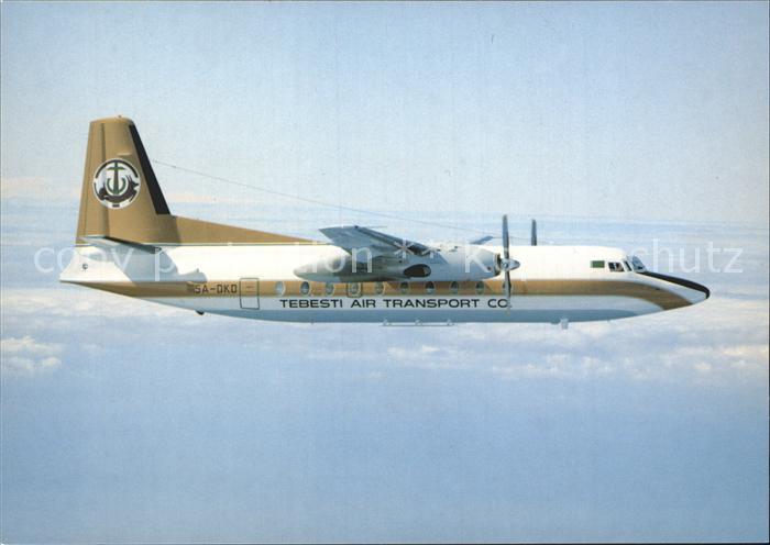 Flugzeuge Zivil Tebesti Air Transport Co. Fokker F27 Mk600 5A-DKD