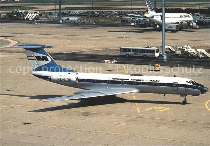 Flugzeuge Zivil Malev TU-134 HA-LBH