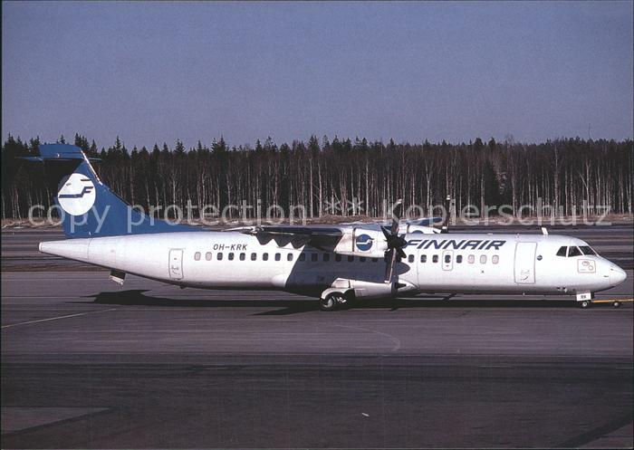 Flugzeuge Zivil Finnair Aerospatiale ATR72-201 OH-KRK c