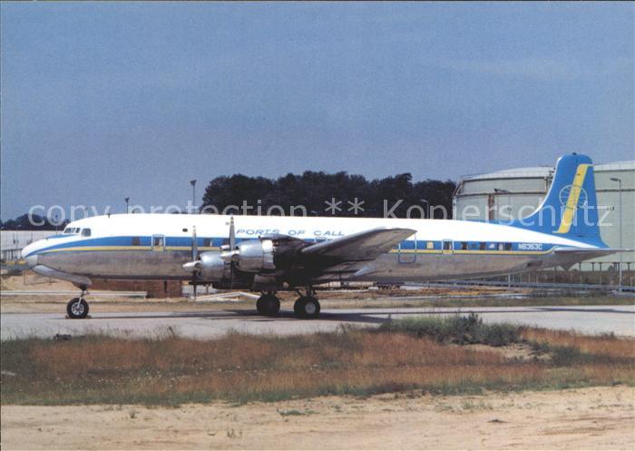 Flugzeuge Zivil Denver Ports of Call Douglas DC-7 N6353C c/n 45486
