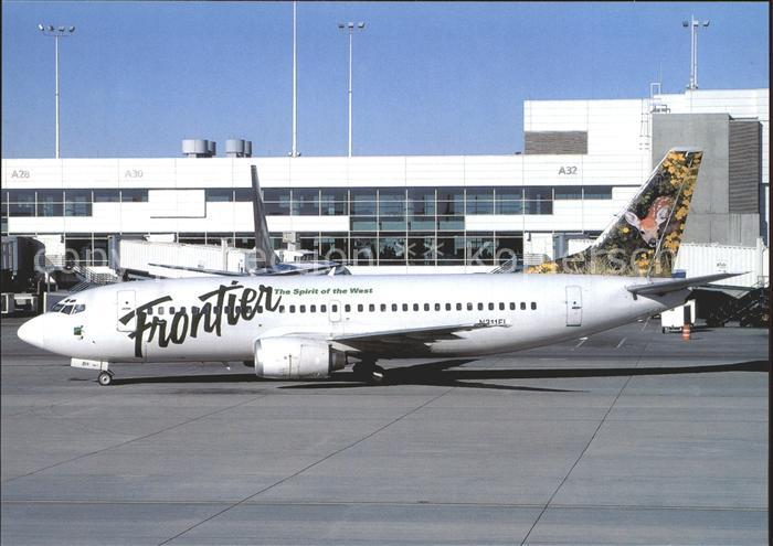Flugzeuge Zivil Frontier Airlines Bambi Tail Boeing 737-300 N311FL