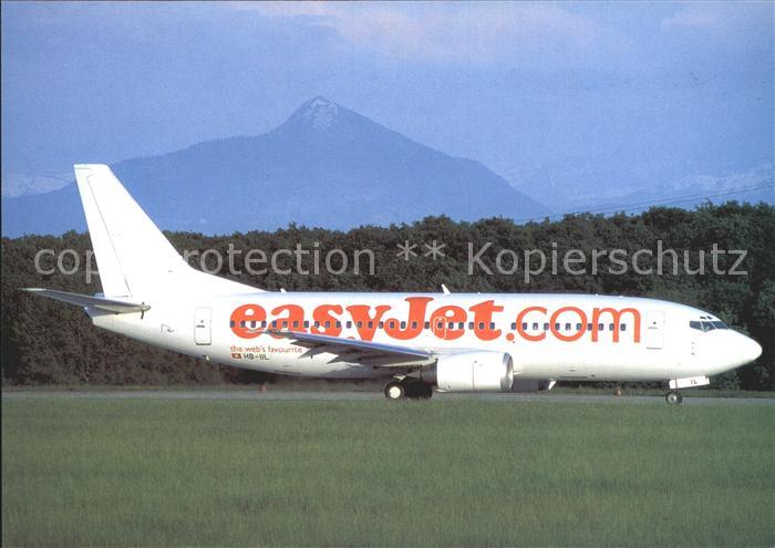 Flugzeuge Zivil Easyjet Boeing 737-36M HB-IIL