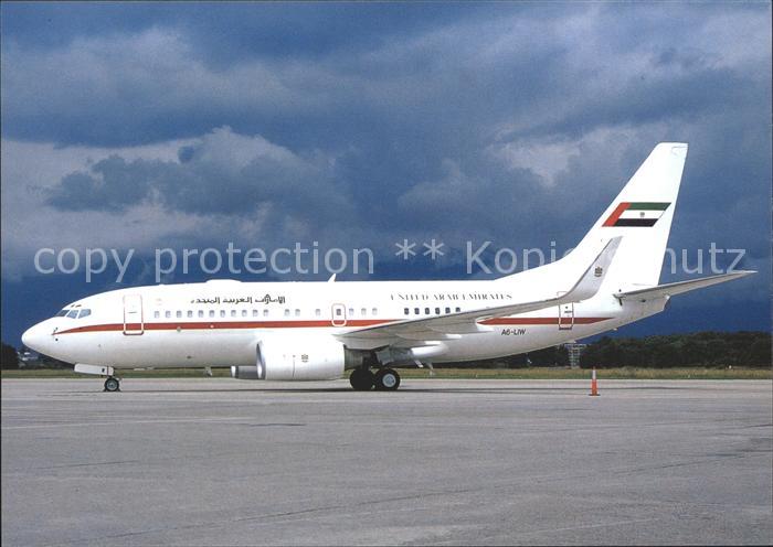 Flugzeuge Zivil Abu Dhabi Amiri Flight Boeing 737-7Z5 A6-LIW