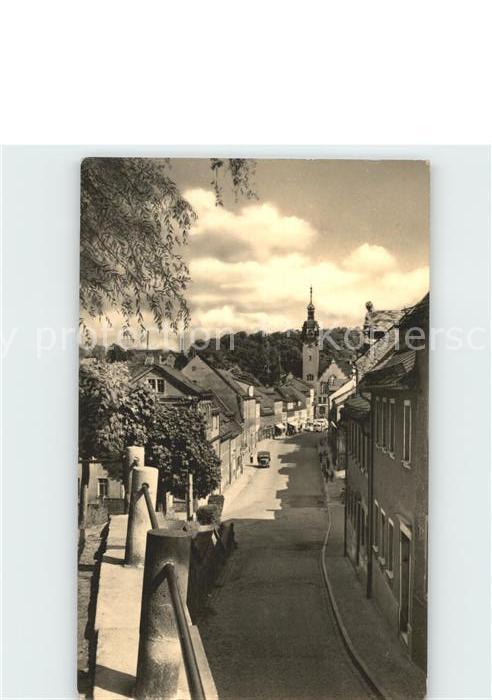 Waldheim Sachsen Strassenansicht