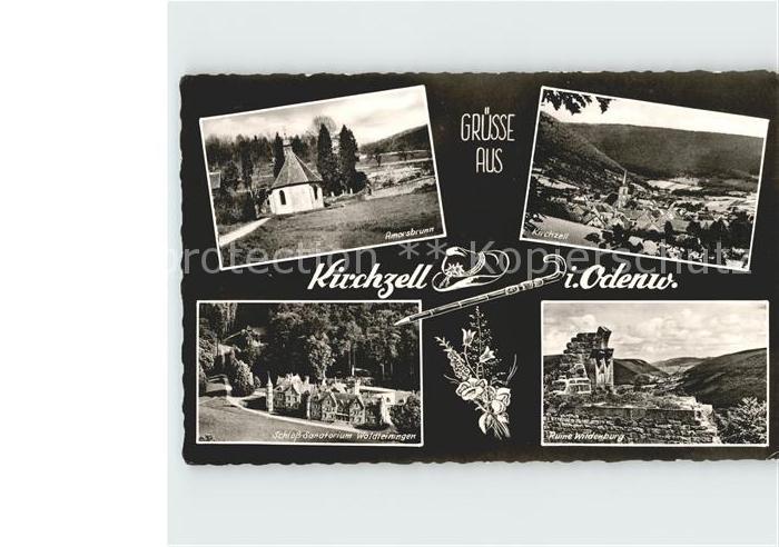 Kirchzell Amorsbrunn Ruine Wildenburg Schloss Sanatorium Waldleiningen