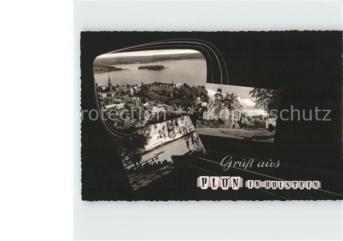 Ploen See Fliegeraufnahme Gebaeude