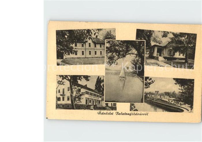 Balatonfoeldvar Segelboot Gebaeude