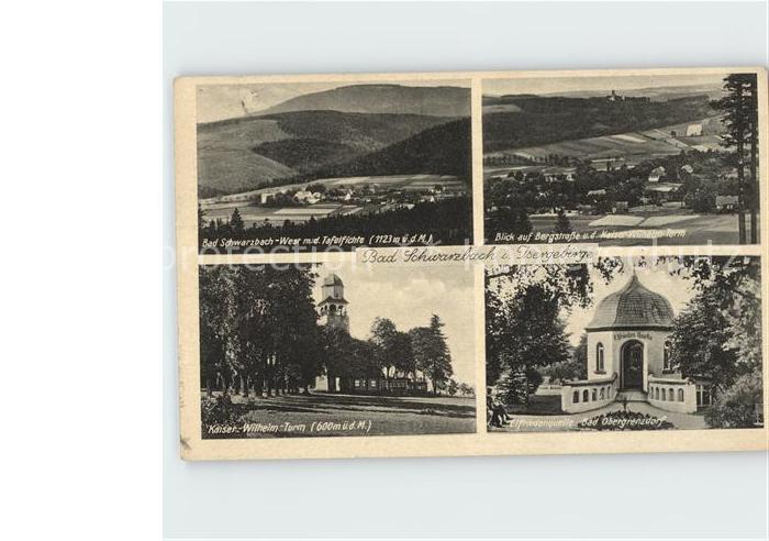 Bad Schwarzbach Tafelfichte Kaiser Wilhelm Turm