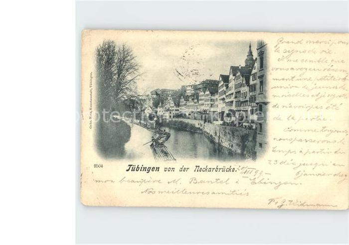 TueBINGEN BW Blick von der Neckarbruecke