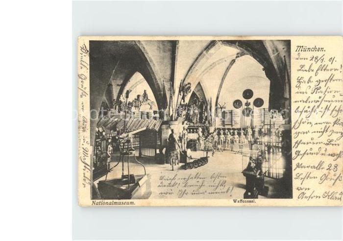 Muenchen Bayern Nationalmuseum Waffensaal