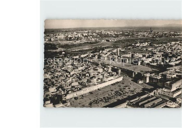 Meknes Place El Edine Medina Fliegeraufnahme