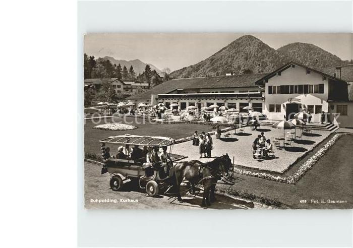 Ruhpolding Bayern Kurhaus Pferdekutsche