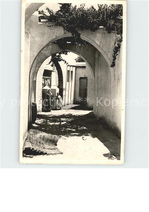 Casablanca Une rue Nouvelle ville Indigene