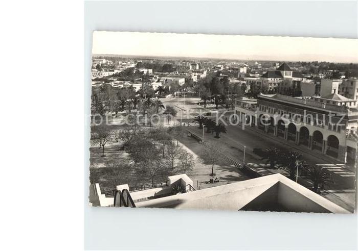 Fes Place Lyautey Banque Etat Maroc