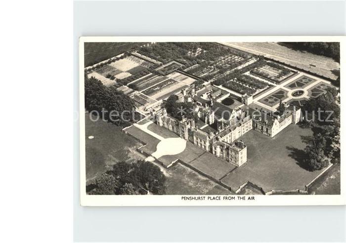 Penshurst Fordcombe Chiddingstone Penshurst Place Fliegeraufnahme