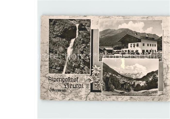 Heutal Unken Alpengasthof Wasserfall