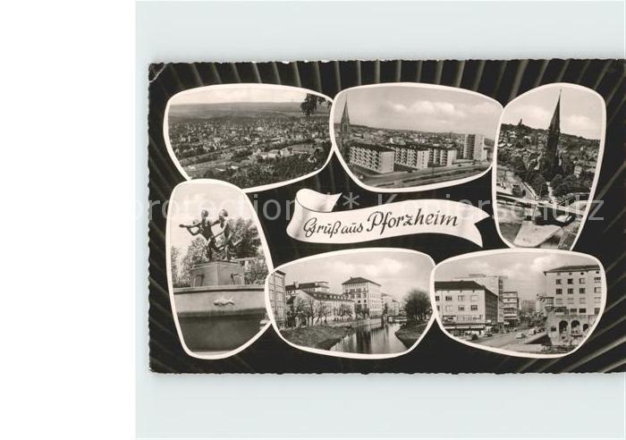 Pforzheim Kirche Brunnen