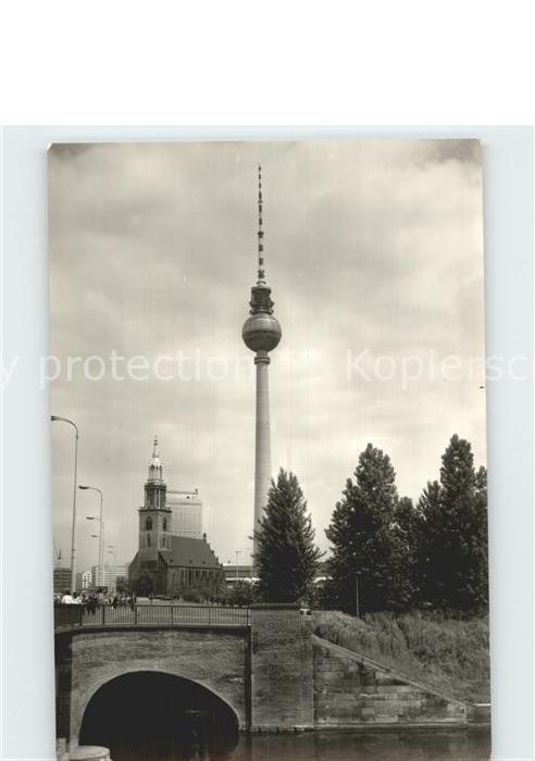 BERLIN  CITY Fernseh- UKW-Turm Deuschen Post
