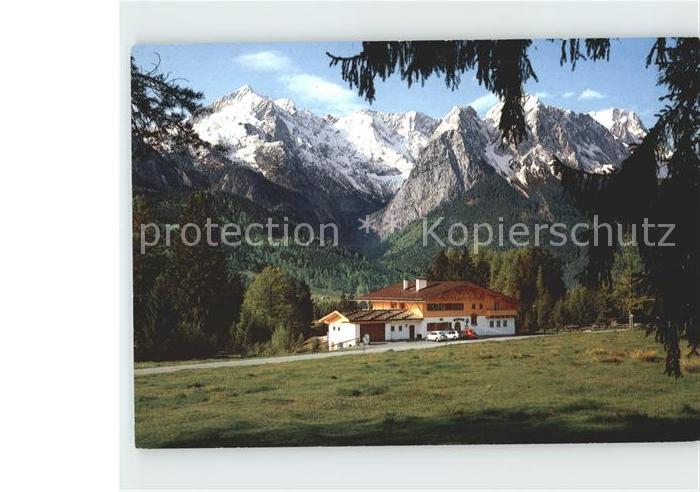 GARMISCH-PARTENKIRCHEN Bayern Berggasthof Cafe Almhuette