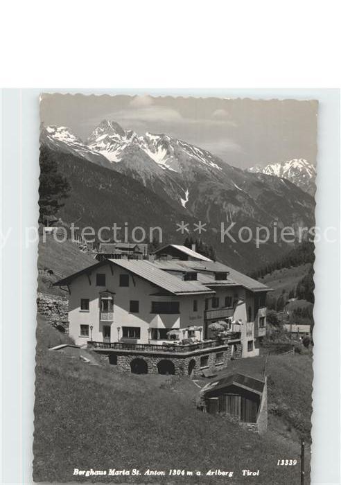 St Anton Arlberg Berghaus Maria