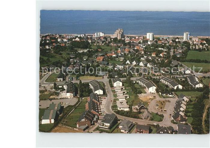 Duhnen Nordsee Fliegeraufnahme