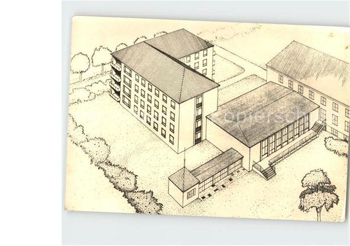 Minden Westfalen Diakonissenanstalt Salem-Koeslin Schwesternaltersheim Festsaal