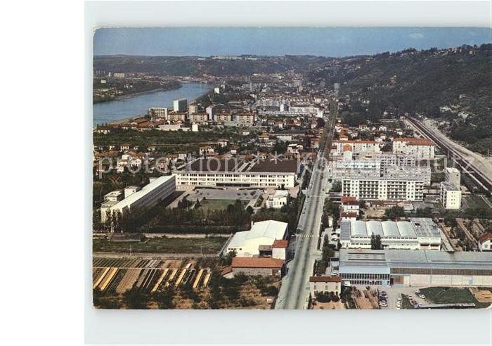 Vienne sur le Rhone Fliegeraufnahme