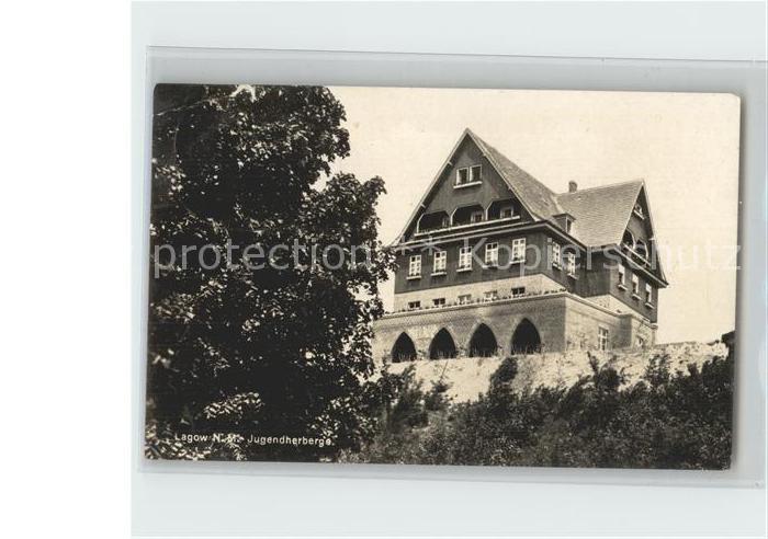 Lagow Ostbrandenburg Jugendherberge Bahnpost