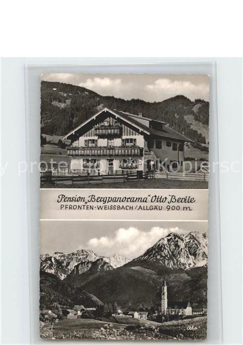 Weissbach Pfronten Pension Bergpanorama Otto Bertle
