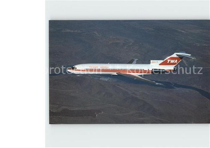 Flugzeuge Zivil TWA Trans World Airlines Boeing 727-231A