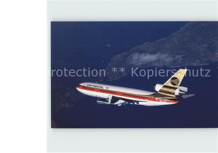 Flugzeuge Zivil Continental Airlines DC-10