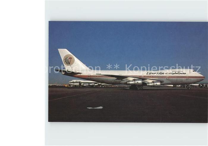 Flugzeuge Zivil Egyptair Boeing 747-2B4B
