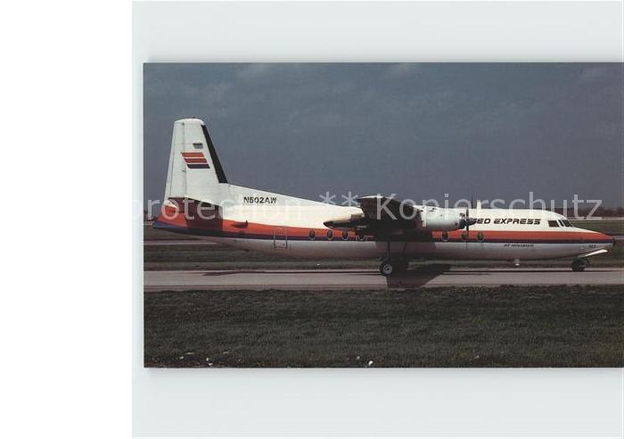 Flugzeuge Zivil United Express Air Wisconsin Fokker F-2