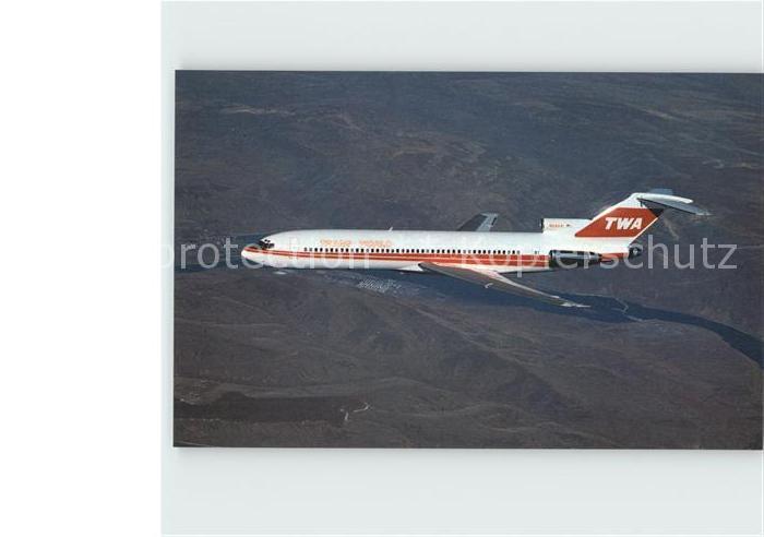 Flugzeuge Zivil TWA Trans World Airlines Boeing 727-231A