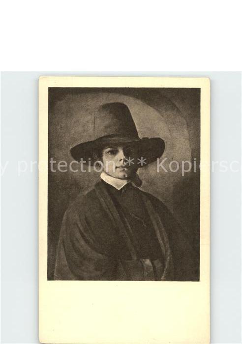 Kuenstlerkarte Barent Fabritius Selbstbildnis