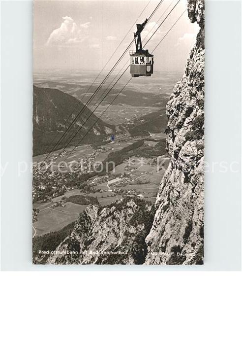 Seilbahn Predigtstuhlbahn Bad Reichenhall Foto-E.-Baumann-Nr. 423