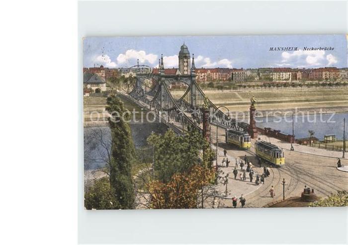 Strassenbahn Mannheim Neckarbruecke