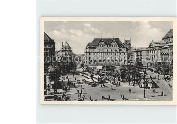Strassenbahn Muenchen Karlsplatz