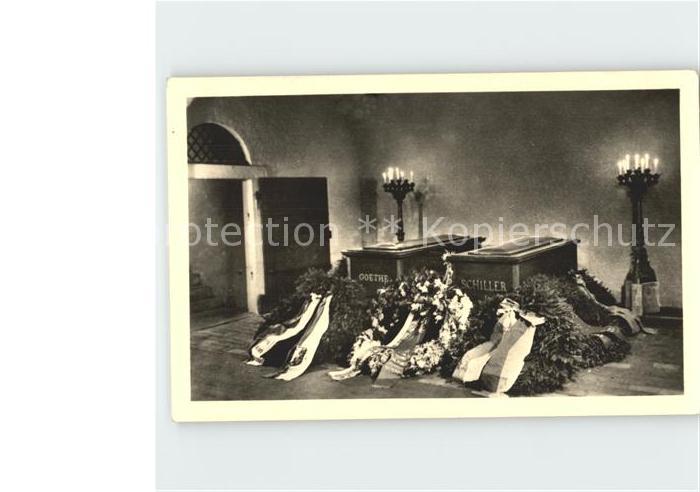 Tod Goethe- und Schillergruft Weimar