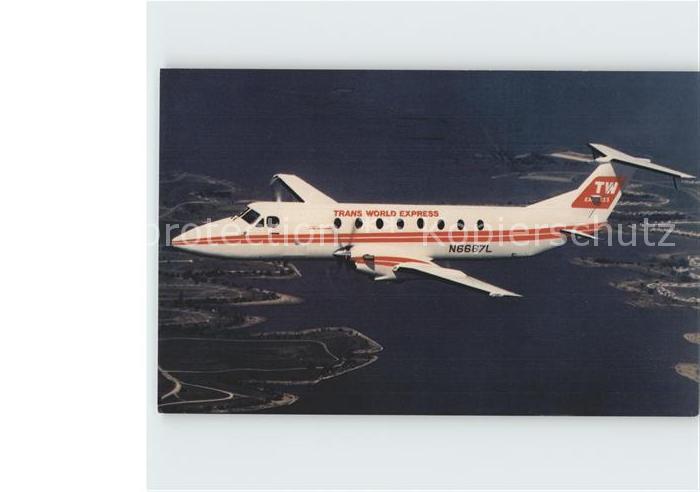 Flugzeuge Zivil Trans World Express Beech 1900