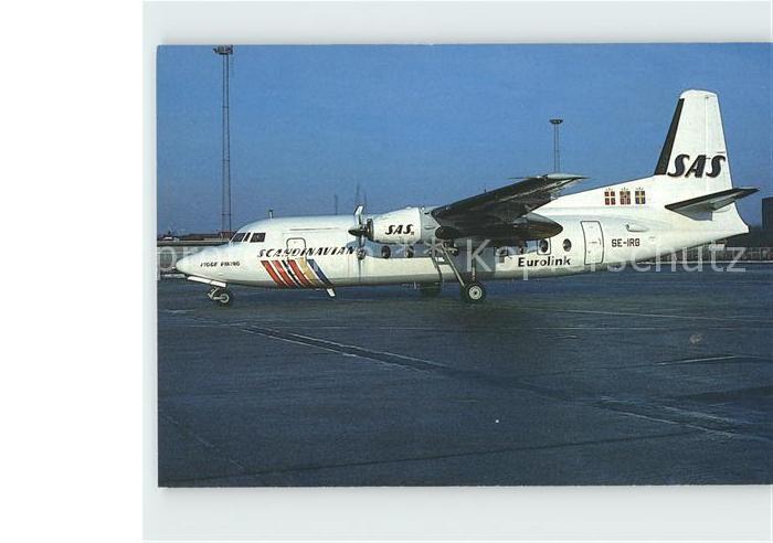 Flugzeuge Zivil SAS Fokker F-27 Friendship