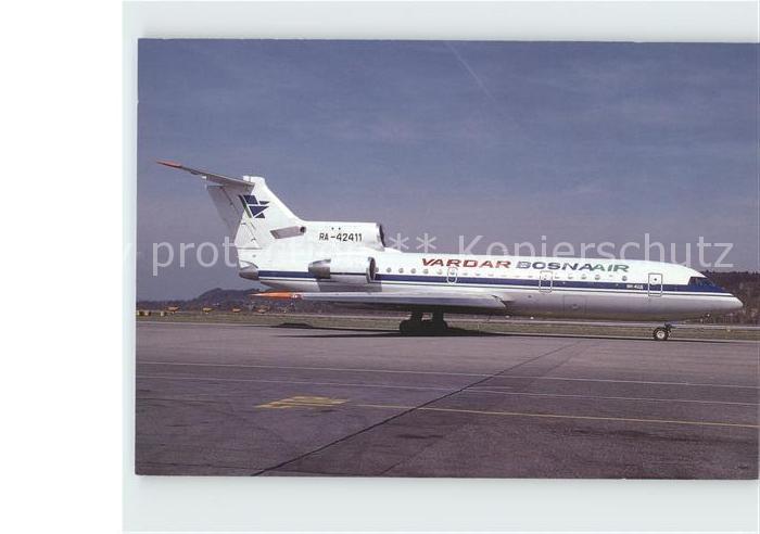 Flugzeuge Zivil Vardar Bosnaair Yakolev 42D RA-42411