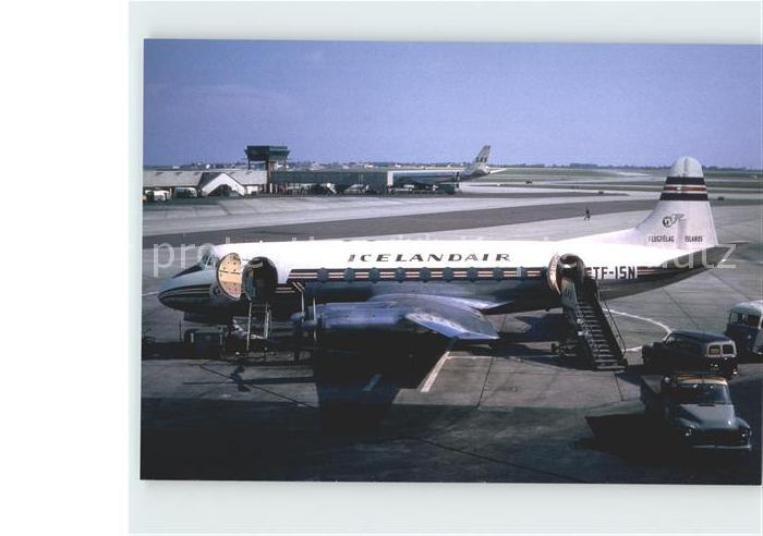 Flugzeuge Zivil Icelandair Vickers Viscount 759 TF-ISN CPH06.62